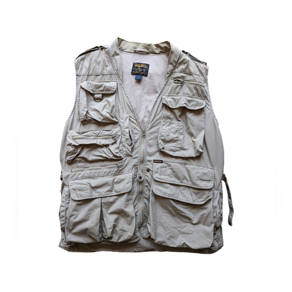 Woolrich 100% Cotton Rugged Outdoorwear Fishing Hunting Vest